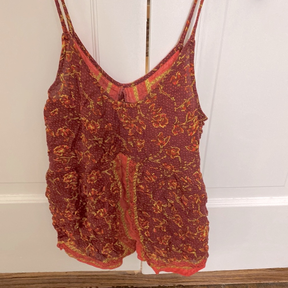 Free People Cotton spaghetti strap top